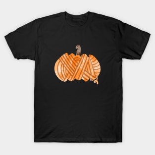 Crochet Yarn Pumpkin T-Shirt